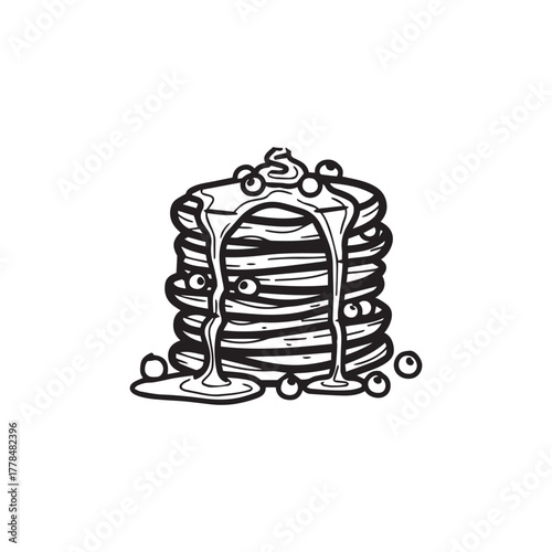 Abstract geometric shapes with vibrant color palette and clean lines for modern design projects