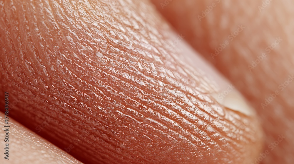 Fototapeta premium Fingertips from childhood to old age, see changes in texture and dryness.