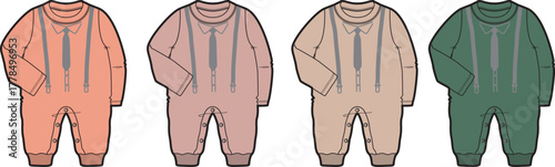 Fashionable Baby Rompers A Colorful Collection for Infants and Toddlers