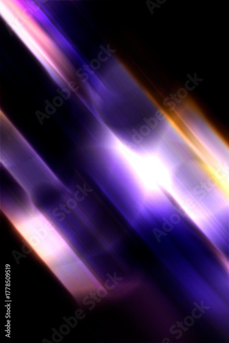 ABSTRACT BLURRED BACKGROUND The light spills onto the black background, creating an interesting abstract design—a pattern of lines and halftones that evokes various associations in your imagination.