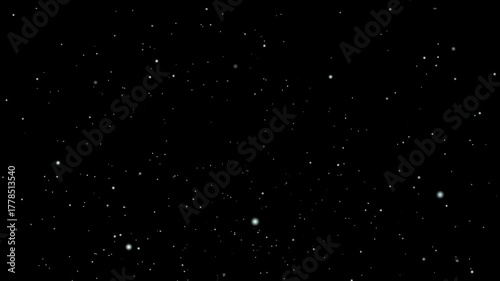 White snow overlay, winter snow flakes overlay background particles, snow flakes slowly falling densely against black background. slow falling snow on the black backgrounds, Winter snow