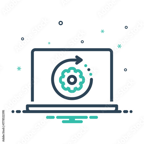 Mix icon for process