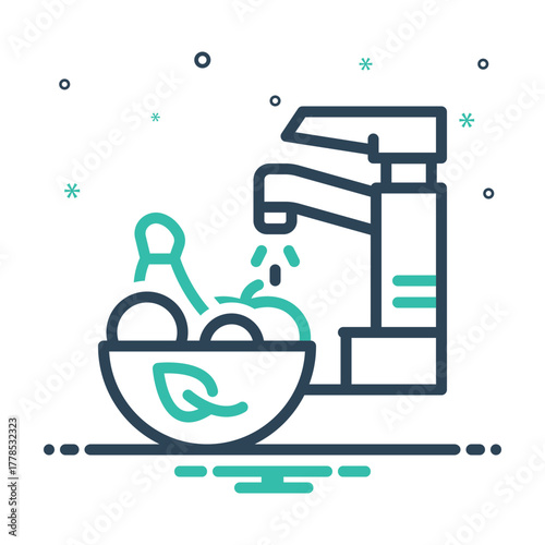Mix icon for hygiene practices