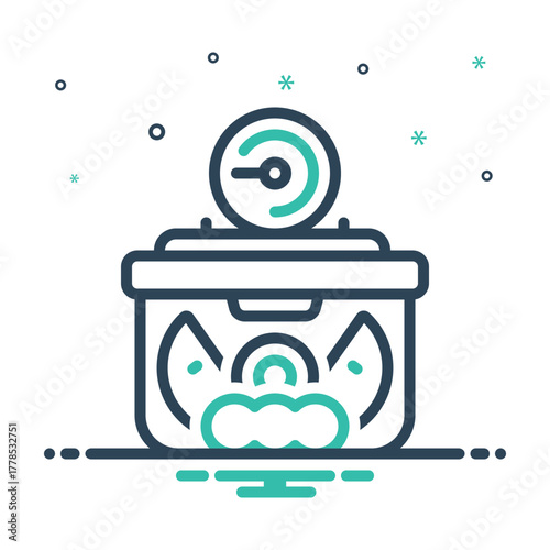Mix icon for safe storage