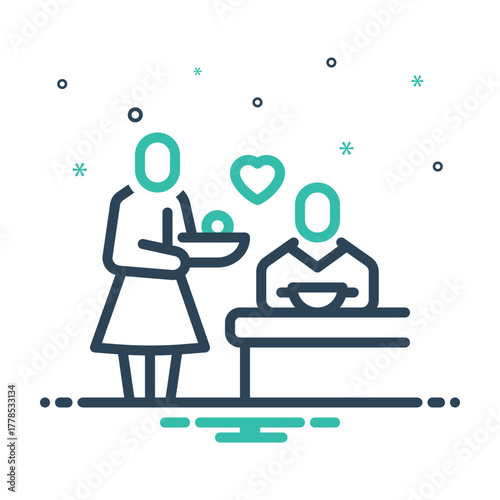 Mix icon for spouse care