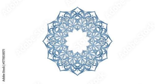 Diverse collection of eight intricate snowflake illustrations in vibrant gradient colors, featuring unique crystal patterns and sparkling icy textures for winter and holiday designs