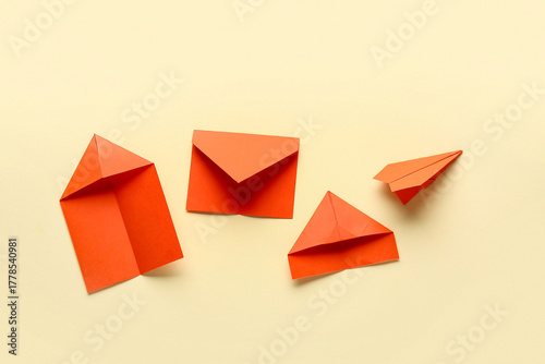 Steps for folding paper pla...