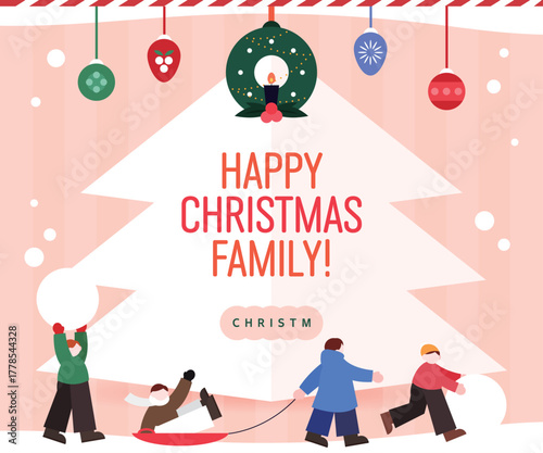 미니멀 크리스마스 연말 배너 07
