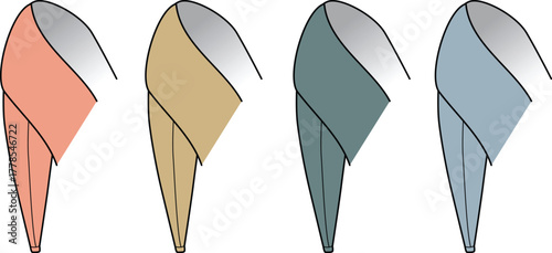 Anatomical chart displaying the deltoid muscle in various color-coded diagrams for studying human anatomy and physiology