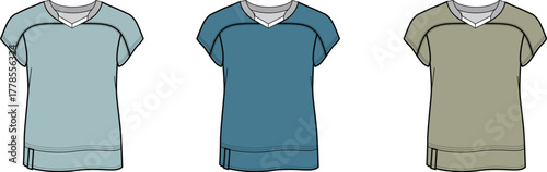 T-shirt Design Concepts A Study in Color Variation and Style