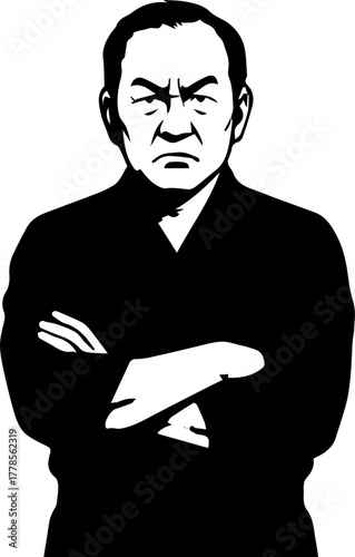 Japanese Craftsman Silhouette