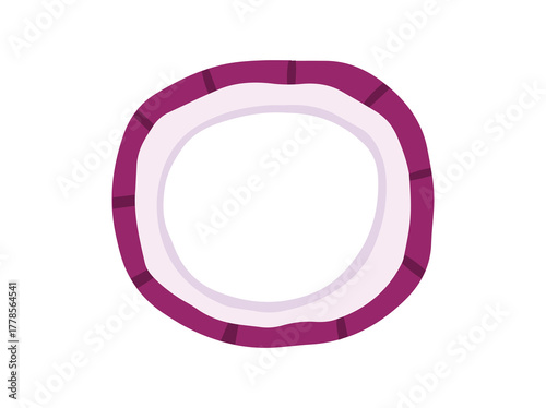 Slice Red Onion Clip Art