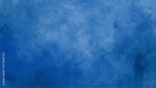 Deep Sapphire Blue and Navy Abstract Watercolor Texture with Soft, Blended Cloud. Washes and Subtle Tonal with Atmospheric, and Tranquil Backdrop. deal for Serene, Corporate, Artistic