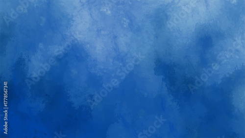 Deep Sapphire Blue and Navy Abstract Watercolor Texture with Soft, Blended Cloud. Washes and Subtle Tonal with Atmospheric, and Tranquil Backdrop. deal for Serene, Corporate, Artistic