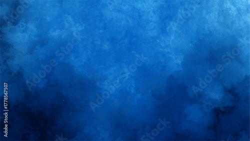 Deep Sapphire Blue and Navy Abstract Watercolor Texture with Soft, Blended Cloud. Washes and Subtle Tonal with Atmospheric, and Tranquil Backdrop. deal for Serene, Corporate, Artistic