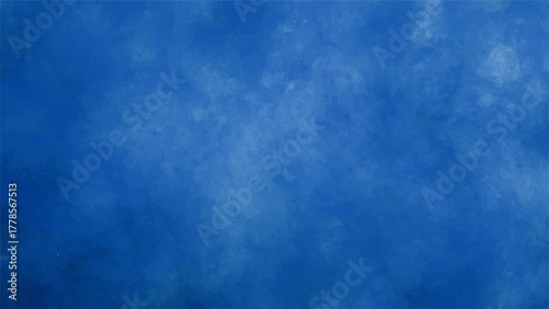 Deep Sapphire Blue and Navy Abstract Watercolor Texture with Soft, Blended Cloud. Washes and Subtle Tonal with Atmospheric, and Tranquil Backdrop. deal for Serene, Corporate, Artistic