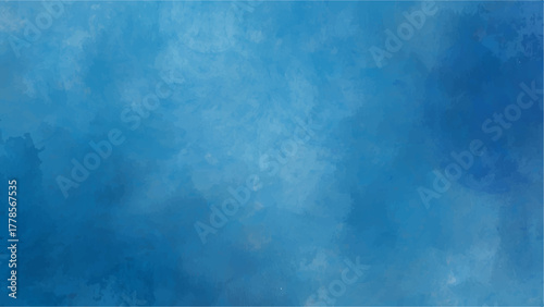Deep Sapphire Blue and Navy Abstract Watercolor Texture with Soft, Blended Cloud. Washes and Subtle Tonal with Atmospheric, and Tranquil Backdrop. deal for Serene, Corporate, Artistic