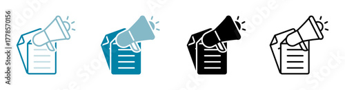 Publication Vector Illustration In Multistyle