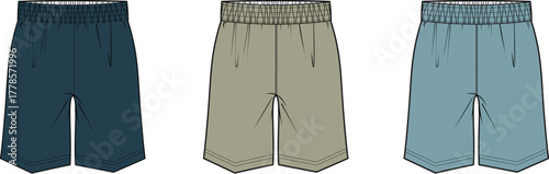 Diverse Collection of Men's Casual Shorts in Assorted Colors for Versatile Fashion