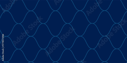 Abstract net background blue for sports, Mesh texture for fishing nets. Seamless pattern for sportswear or soccer goal, volleyball net, basketball hoop, hockey, athletics.