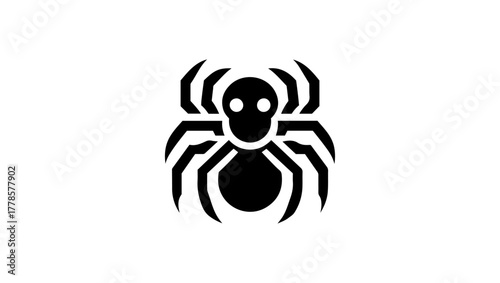 lettre a spider logo, spider vector, spider icon in black and white and silhouettes, insect, animal, symbol, icon, illustration, arachnid, bug, web, black, danger, nature  halloween, spider, vector