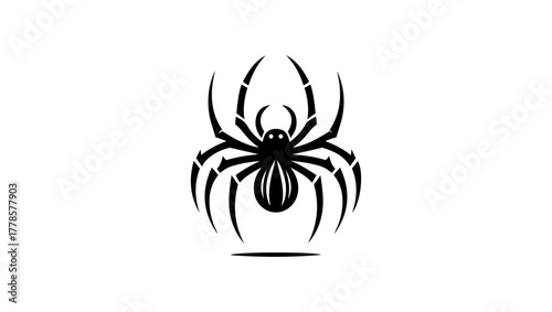 lettre a spider logo, spider vector, spider icon in black and white and silhouettes, insect, animal, symbol, icon, illustration, arachnid, bug, web, black, danger, nature  halloween, spider, vector