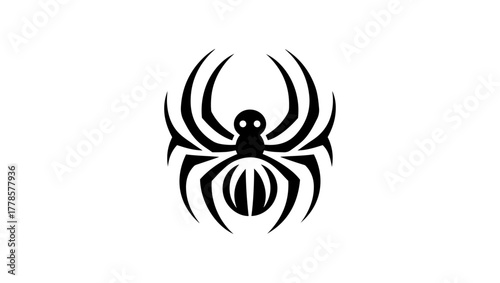lettre a spider logo, spider vector, spider icon in black and white and silhouettes, insect, animal, symbol, icon, illustration, arachnid, bug, web, black, danger, nature  halloween, spider, vector