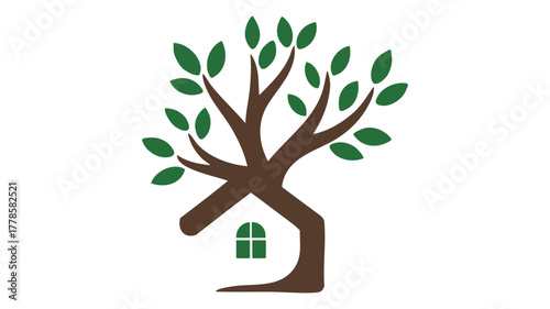 Eco friendly house tree design