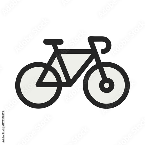 bicycle icon vector illustration