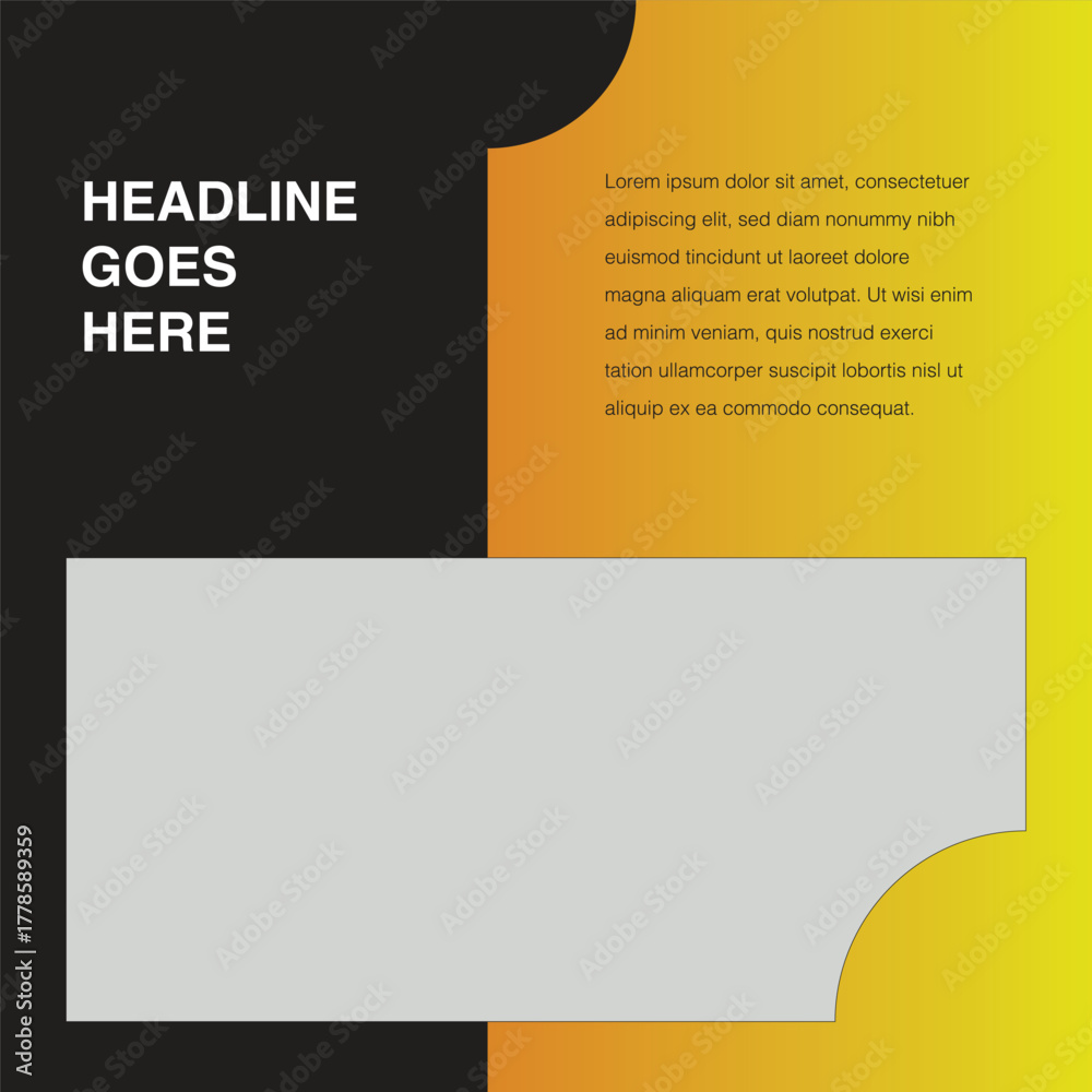 Fototapeta premium social media template square editable eps