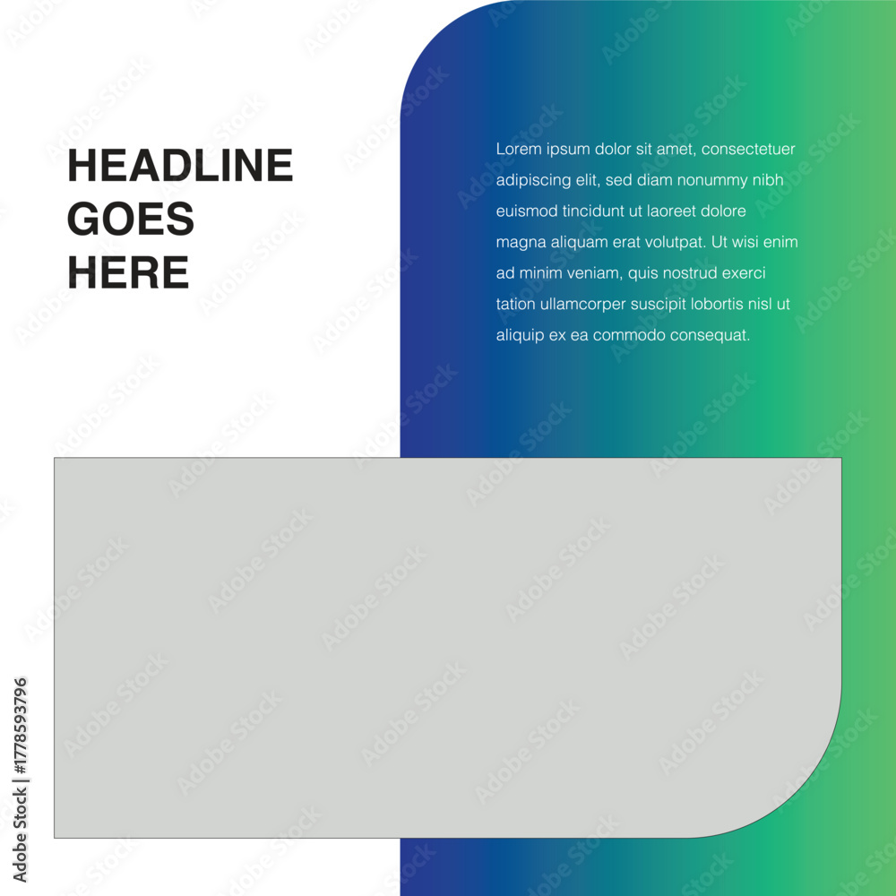 Obraz premium Social media template editable eps