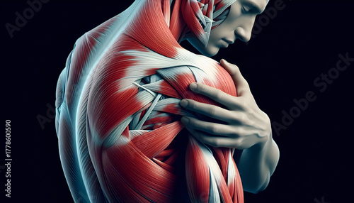 man in shoulder pain