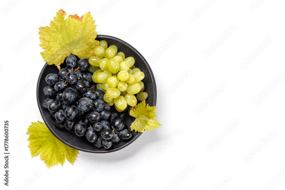 Fototapeta premium Fresh grapes bowl