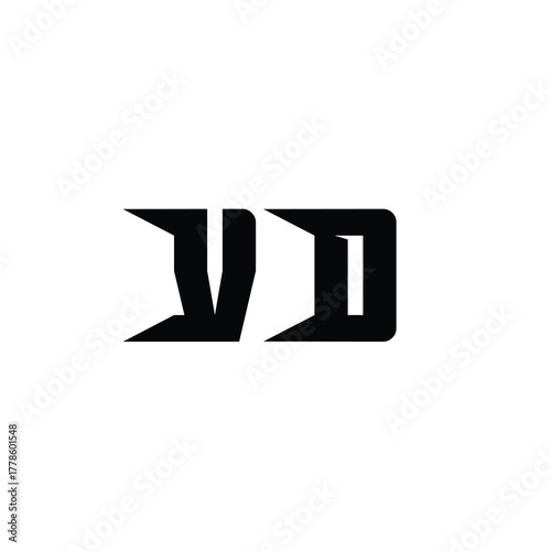 VO monogram logo design letter text name symbol monochrome logotype alphabet character simple logo