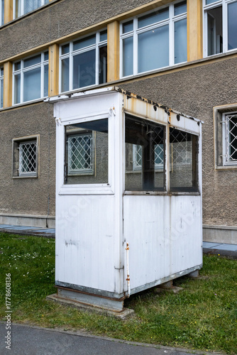 Old, disused guardhouse