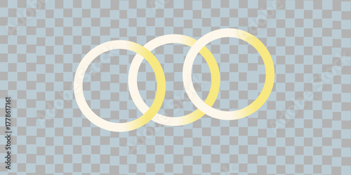 Abstract glowing light rings in neon green color. Futuristic motion circle for digital artwork, high-tech banners, gaming effect vector desig