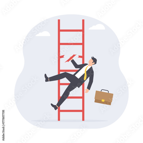 Learning from mistakes and restarting success journey Illustrations