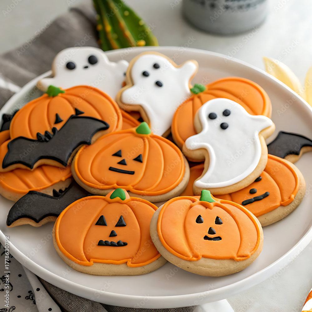 Obraz premium jack o lantern with pumpkin