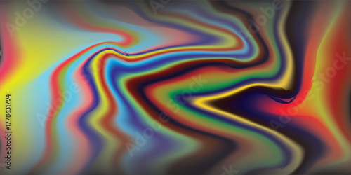 Swirling Abstract Gradient with Vibrant Colors and Fluid Motion.