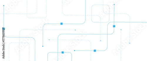 Abstract futuristic technology background. Technology background with crossed lines and dots.