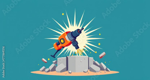 Funny cartoon vector illustration of an owl character holding a birthday card with cake design