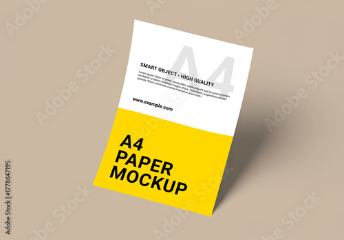 Flyer Mockup Template for Promotional Design