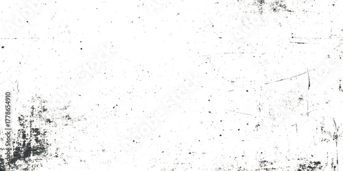 Authentic high resolution black ink splatter on crisp white background Perfect abstract grunge texture for overlays, posters, album art.