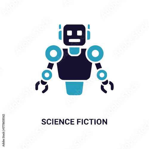 World fiction science day vector illustration