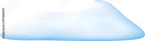 3D snow pile, icon.