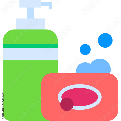 Soap Vector Icon Hygiene and Wellness Cleaning Healthcare Symbol