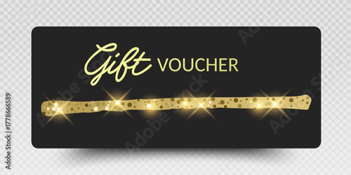 Luxury gift vouchers and gift Card. Elegant template for a festive gift card. Vector set