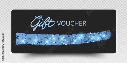 Luxury gift vouchers and gift Card. Elegant template for a festive gift card. Vector set