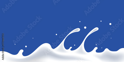 churning cow's milk background, yogurt product design elements