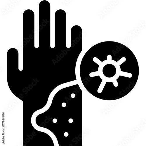 Virus and Bacteria Vector Icon Germs and Pathogen Medical Symbol